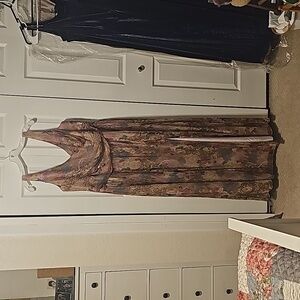 Davids bridal dress, size 20, floor length.